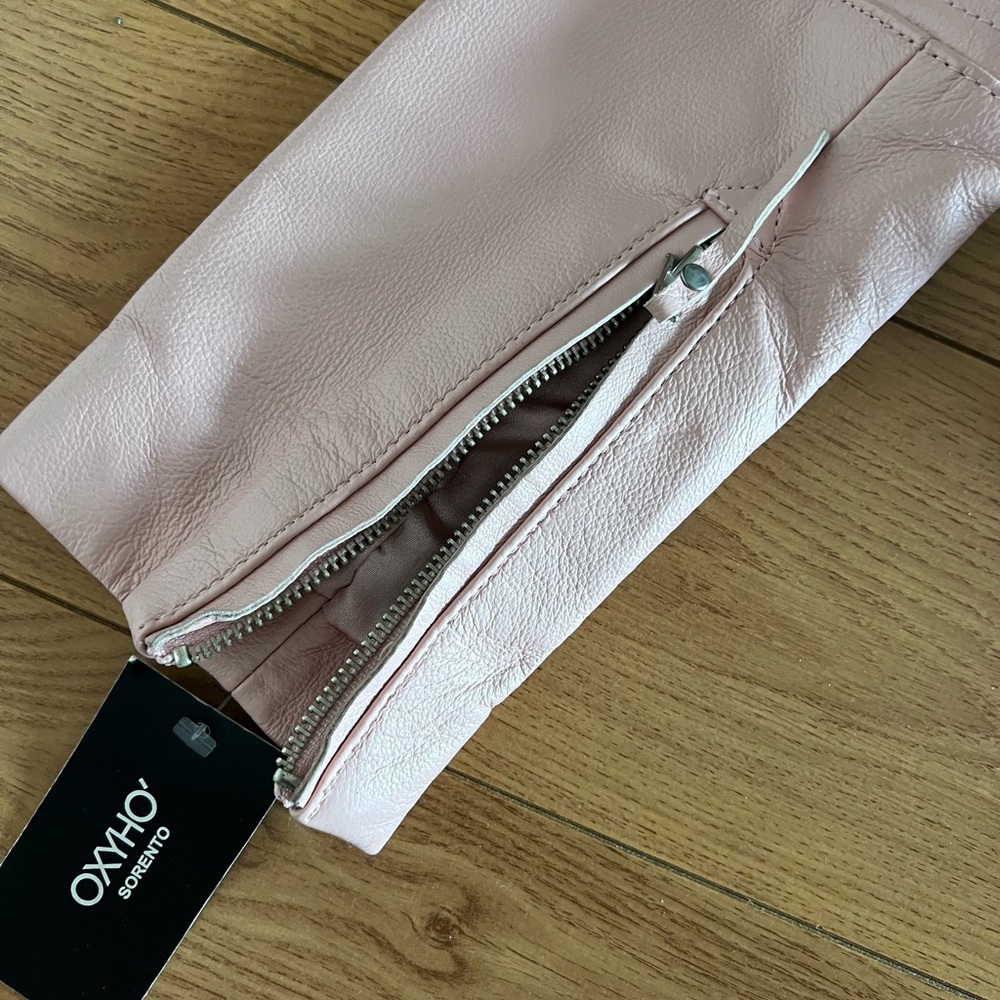 Pink Leather Jacket S - Picture 5 of 6